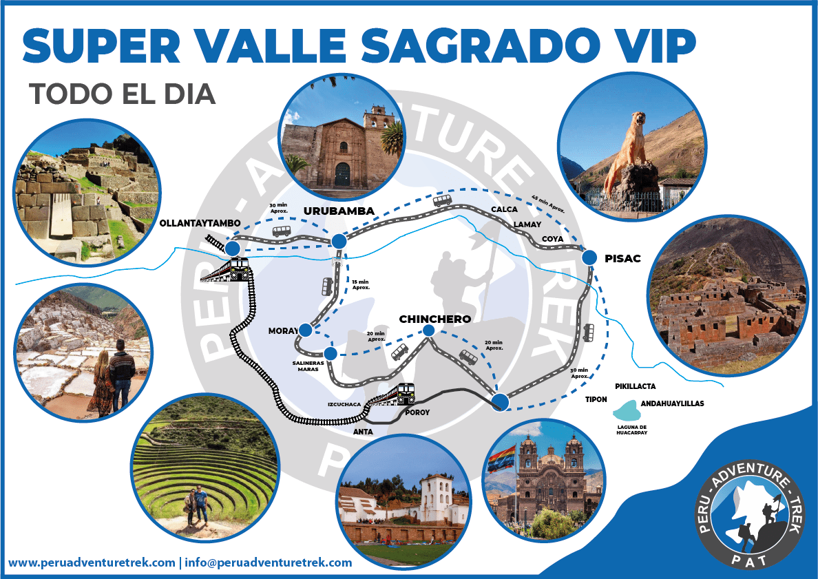  Tour Super Valle Sagrado Vip - Mapa 