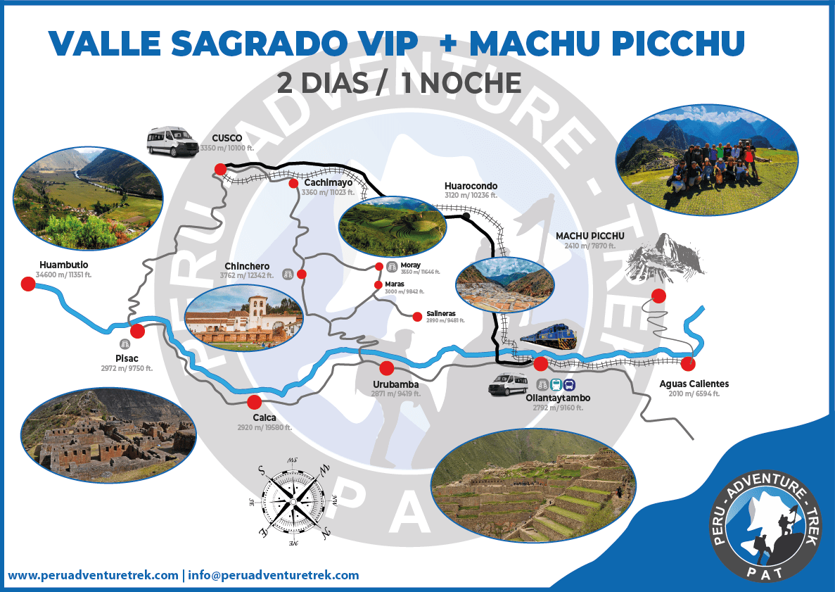  Sacred Valley Vip Machu Picchu 2 Days - Mapa 